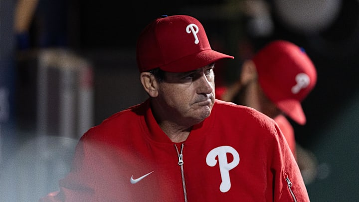 Rob Thomson lauded Phillies fans after waiting out a long rain delay.