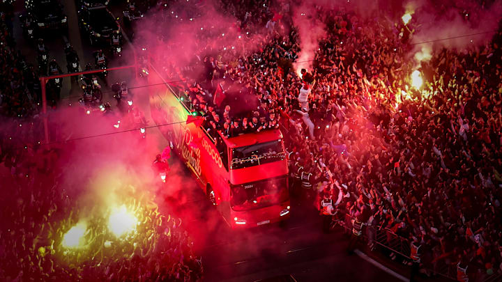 Scènes de liesse à Rabat