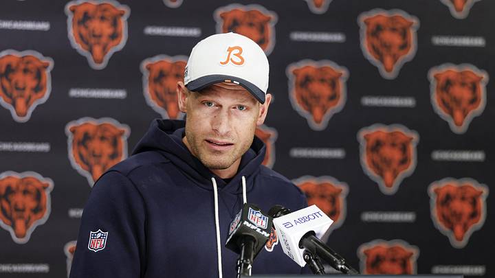 Chicago Bears head coach Ben Johnson addresses the media at Halas Hall. Mandatory Credit: Kamil Krzaczynski-Imagn Images Chicago Bears head coach Ben Johnson addresses the media at Halas Hall. Mandatory Credit: Kamil Krzaczynski-Imagn Images