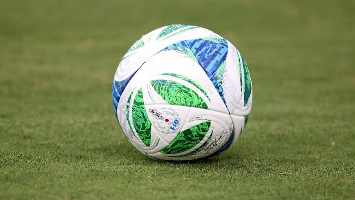 A generic soccer ball sits at rest in the United States.