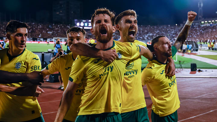 FK Partizan v Hibernian - UEFA Conference League Third Qualifying Round First Leg FK Partizan v Hibernian - UEFA Conference League Third Qualifying Round First Leg