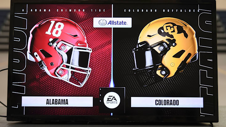 'EA Sports College Football 25' is played on a TV in Tuscaloosa, Ala.