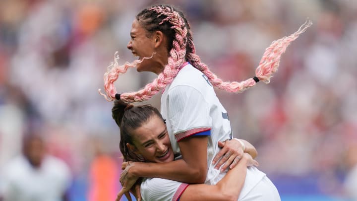 Trinity Rodman fez o gol da vitória dos EUA sobre o Japão