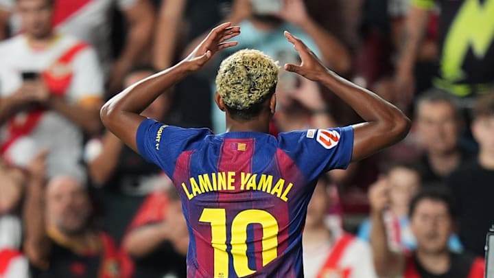 Lamine Yamal balançou as redes duas vezes na atual edição de Campeonato Espanhol