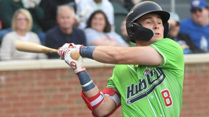 Texas Rangers outfielder prospect Dylan Dreiling.