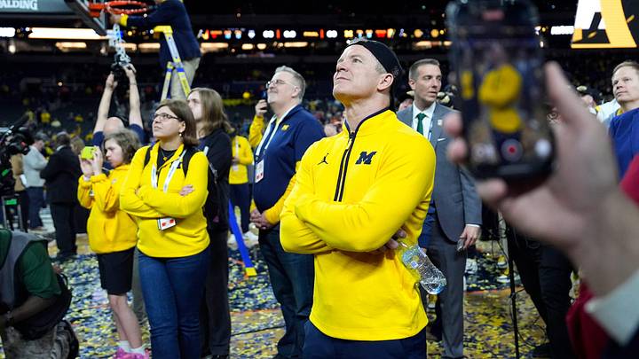After winning a national championship with Michigan, Dusty May was reportedly hired by the Dallas Mavericks on Monday. After winning a national championship with Michigan, Dusty May was reportedly hired by the Dallas Mavericks on Monday.
