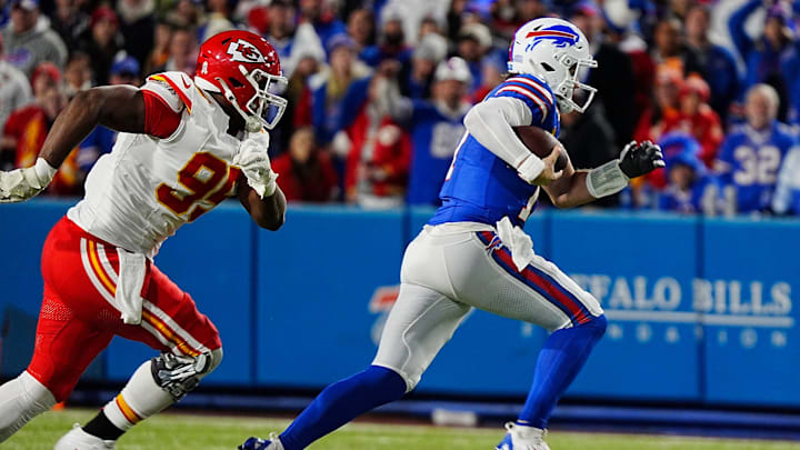 Bet the OVER on Josh Allen's rushing yards against the Chiefs.