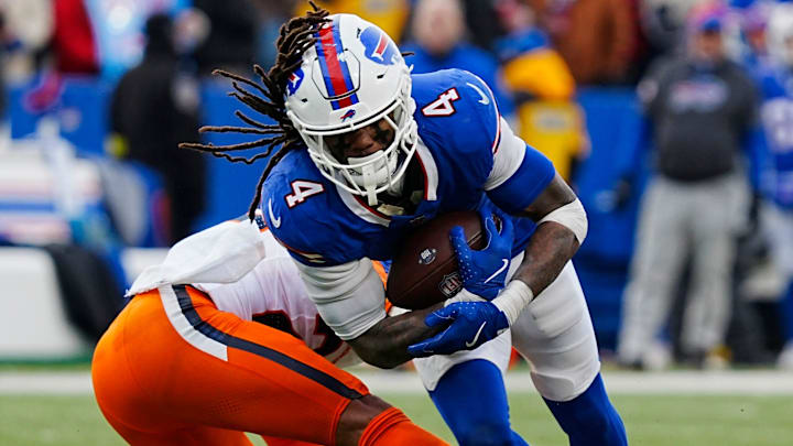 Buffalo Bills running back James Cook.