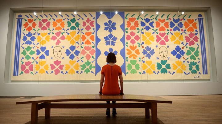 One of Henri Matisse’s cut-out artworks.