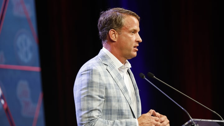 Lane Kiffin at 2024 SEC Media Days