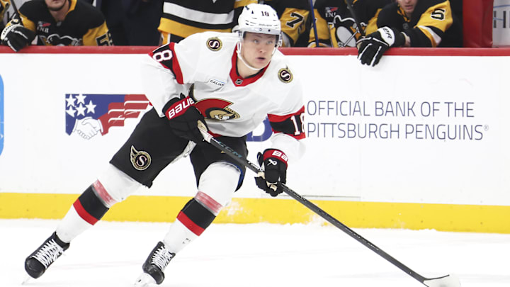 Tim Stutzle has scored in three straight games for the Senators.