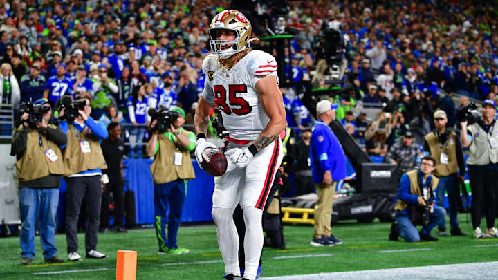 San Francisco 49ers tight end George Kittle (85)