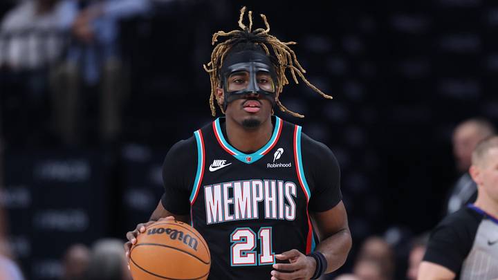 Apr 10, 2026; Salt Lake City, Utah, USA; Memphis Grizzlies guard Jahmai Mashack (21) brings the ball up the court against the Utah Jazz during the first half at Delta Center. Mandatory Credit: Rob Gray-Imagn Images Apr 10, 2026; Salt Lake City, Utah, USA; Memphis Grizzlies guard Jahmai Mashack (21) brings the ball up the court against the Utah Jazz during the first half at Delta Center. Mandatory Credit: Rob Gray-Imagn Images
