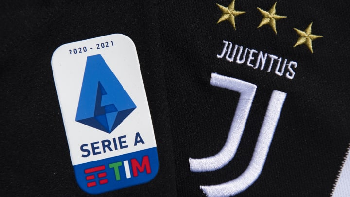 The Serie A Logo and Juventus Club Badge