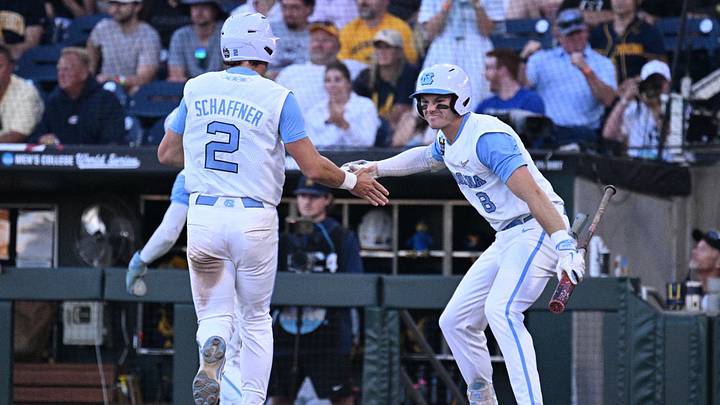 North Carolina extends their lead to win the CWS on Kalshi. North Carolina extends their lead to win the CWS on Kalshi.
