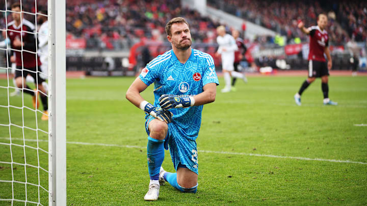 Christian Mathenia hat nicht die besten Chancen im Nürnberg-Tor