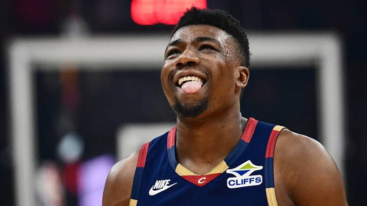 Mar 27, 2026; Cleveland, Ohio, USA; Cleveland Cavaliers center Thomas Bryant (3) reacts after a missed basket during the first half against the Miami Heat at Rocket Arena. Mandatory Credit: Ken Blaze-Imagn Images Mar 27, 2026; Cleveland, Ohio, USA; Cleveland Cavaliers center Thomas Bryant (3) reacts after a missed basket during the first half against the Miami Heat at Rocket Arena. Mandatory Credit: Ken Blaze-Imagn Images