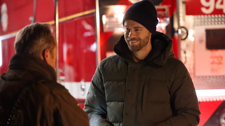 CHICAGO MED -- "Down In A Hole" Episode 1015 -- Pictured: Luke Mitchell as Dr. Mitch Ripley -- (Photo by: George Burns Jr/NBC)