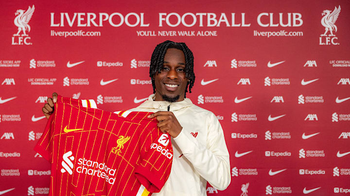 Jeremie Frimpong has signed in at Liverpool.