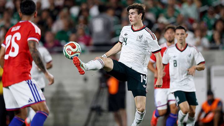 Armando González durante la derrota de México ante Chile en Los Ángeles. Armando González durante la derrota de México ante Chile en Los Ángeles.