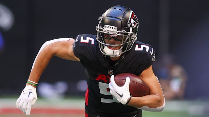 Atlanta Falcons receiver Drake London had a quiet performance in Sunday's season-opening loss to the Pittsburgh Steelers. Atlanta Falcons receiver Drake London had a quiet performance in Sunday's season-opening loss to the Pittsburgh Steelers.