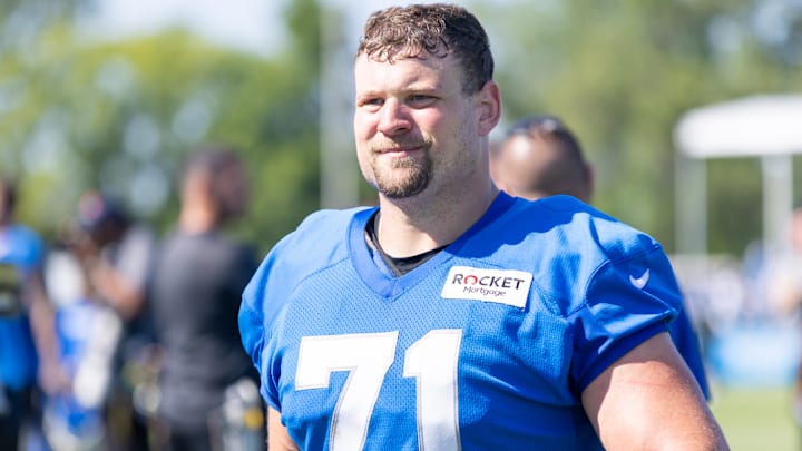 Detroit Lions offensive lineman Kevin Zeitler. Detroit Lions offensive lineman Kevin Zeitler.