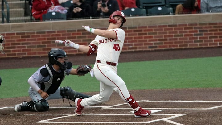 Oklahoma outfielder Sam Christiansen