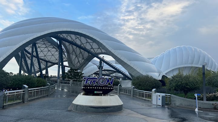 Tron Lightcycle/Run at Walt Disney World's Magic Kingdom. Image courtesy Rob Schwarz Jr.