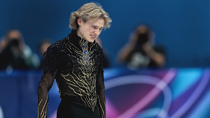 After entering as the heavy favorite, Ilia Malinin was visibly distraught after failing to medal in Friday’s individual figure skating event.