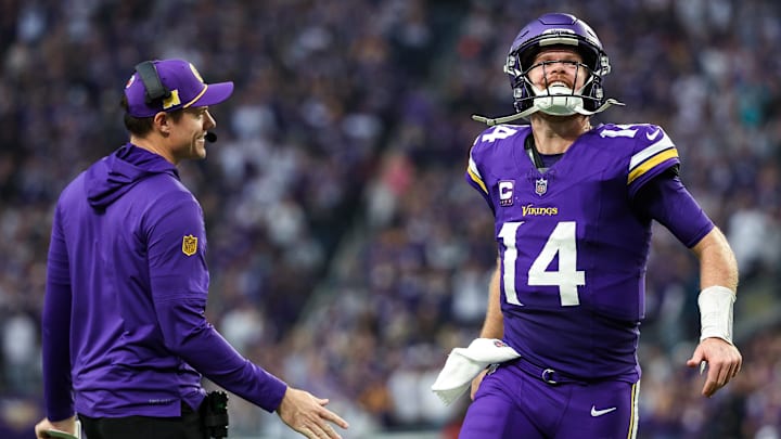 Darnold threw for 35 touchdowns and 12 interceptions for the Vikings in 2024.