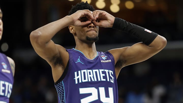 Charlotte Hornets forward Brandon Miller.