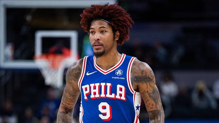 Feb 24, 2026; Indianapolis, Indiana, USA; Philadelphia 76ers forward/guard Kelly Oubre Jr. (9) in the first half against the Indiana Pacers at Gainbridge Fieldhouse. Mandatory Credit: Trevor Ruszkowski-Imagn Images Feb 24, 2026; Indianapolis, Indiana, USA; Philadelphia 76ers forward/guard Kelly Oubre Jr. (9) in the first half against the Indiana Pacers at Gainbridge Fieldhouse. Mandatory Credit: Trevor Ruszkowski-Imagn Images