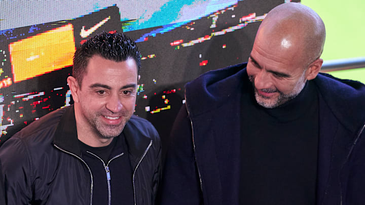 Xavi Hernandez, Pep Guardiola Xavi Hernandez, Pep Guardiola