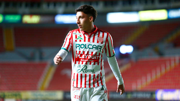 Heriberto Jurado, juvenil de Necaxa que se desempeña como extremo izquierdo