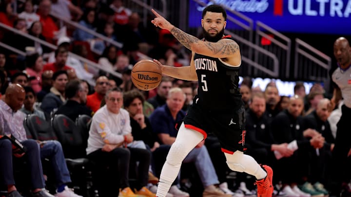 Houston Rockets guard Fred VanVleet. Houston Rockets guard Fred VanVleet.