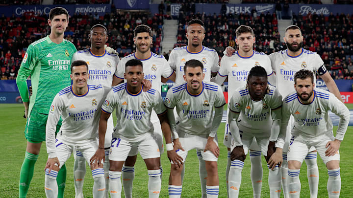 El once del Real Madrid para jugar en el Sadar