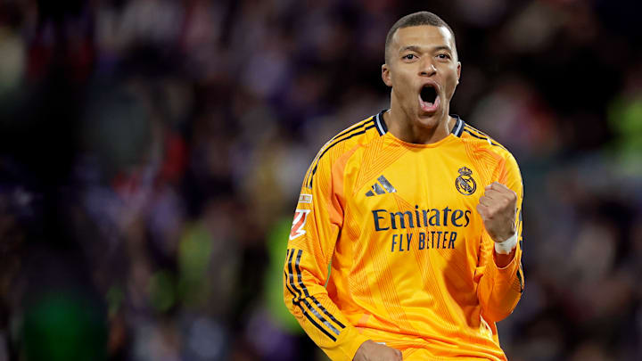 Kylian Mbappé vient d'inscrire un triplé avec le Real Madrid.