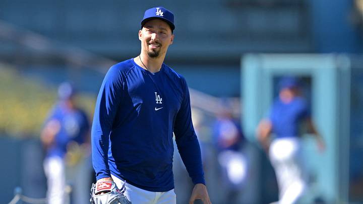 May 11, 2026; Los Angeles, California, USA; Los Angeles Dodgers starting Blake Snell (7) warms up prior to the game against the San Francisco Giants at Dodger Stadium. Mandatory Credit: Jayne Kamin-Oncea-Imagn Images May 11, 2026; Los Angeles, California, USA; Los Angeles Dodgers starting Blake Snell (7) warms up prior to the game against the San Francisco Giants at Dodger Stadium. Mandatory Credit: Jayne Kamin-Oncea-Imagn Images
