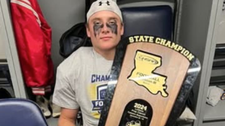 Catholic New Iberia linebacker J.D. Hidalgo helped his team win a state title by recording 153 tackles, four sacks, six forced fumbles, five pass breakups, an interception and a two blocked punts.