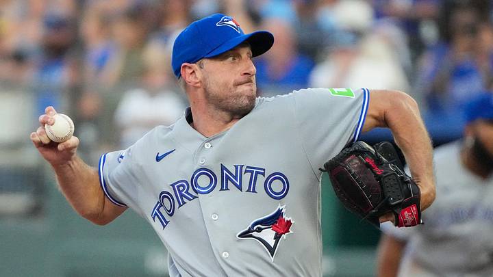 Toronto Blue Jays starting pitcher Max Scherzer. Credit: Denny Medley-Imagn Images Toronto Blue Jays starting pitcher Max Scherzer. Credit: Denny Medley-Imagn Images