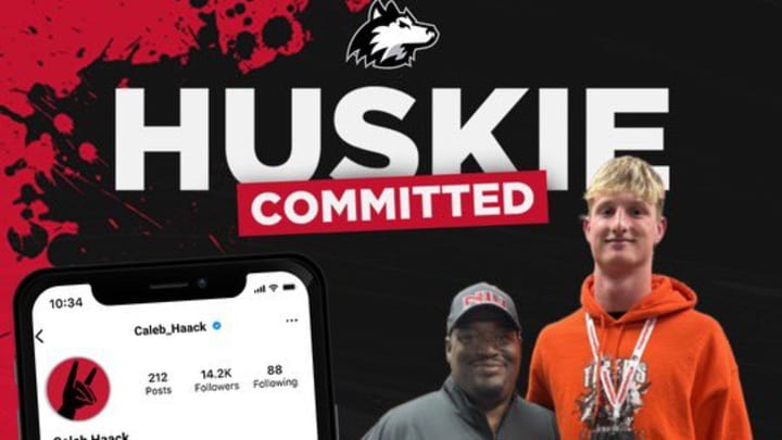 Iowa Valley senior Caleb Haack recently announced his commitment to play football at Northern Illinois University.