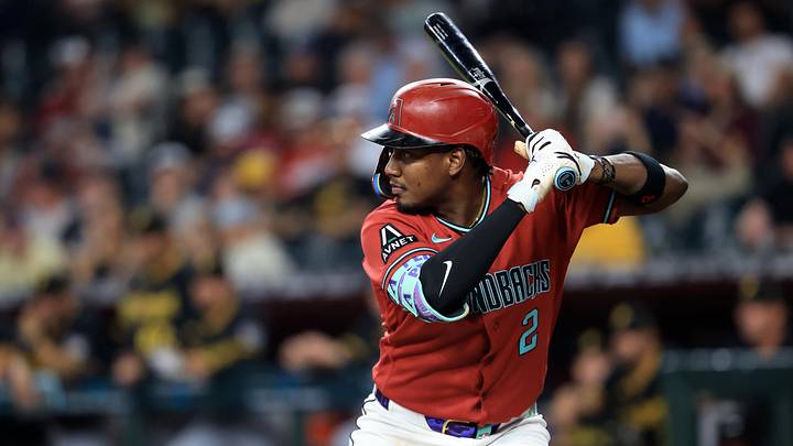 May 6, 2026; Phoenix, Arizona, USA; Arizona Diamondbacks shortstop Geraldo Perdomo against the Pittsburgh Pirates at Chase Field. Mandatory Credit: Mark J. Rebilas-Imagn Images May 6, 2026; Phoenix, Arizona, USA; Arizona Diamondbacks shortstop Geraldo Perdomo against the Pittsburgh Pirates at Chase Field. Mandatory Credit: Mark J. Rebilas-Imagn Images