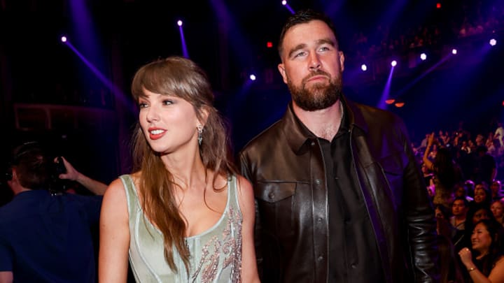 America’s royal couple Taylor Swift and Travis Kelce were spotted at the 2026 iHeartRadio Music Awards on Thursday night. America’s royal couple Taylor Swift and Travis Kelce were spotted at the 2026 iHeartRadio Music Awards on Thursday night.