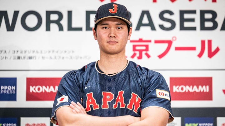 Ohtani estuvo en la presentación del equipo
