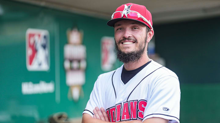 Infielder for the Indianapolis Indians, Josh Bissonette, poses for a photo on Tuesday, June 20, 2023, at Victory Field in Indianapolis.