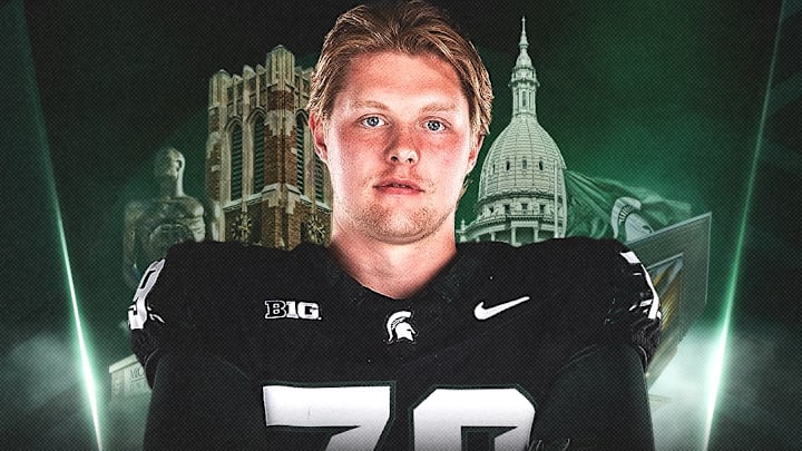 Tristan Comer's commitment graphic to the Michigan State Spartans Tristan Comer's commitment graphic to the Michigan State Spartans
