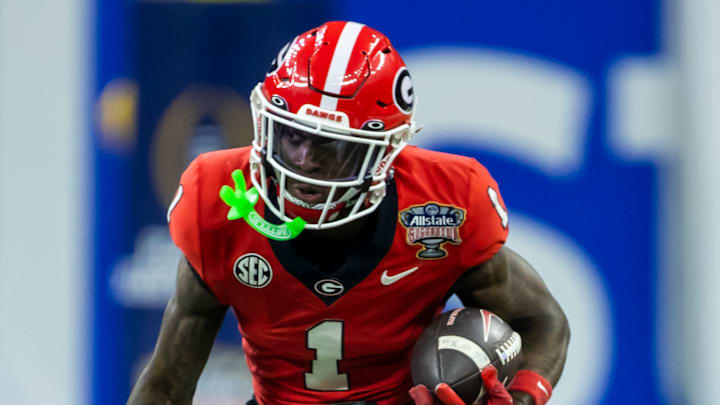 Georgia Bulldogs wide receiver Zachariah Branch