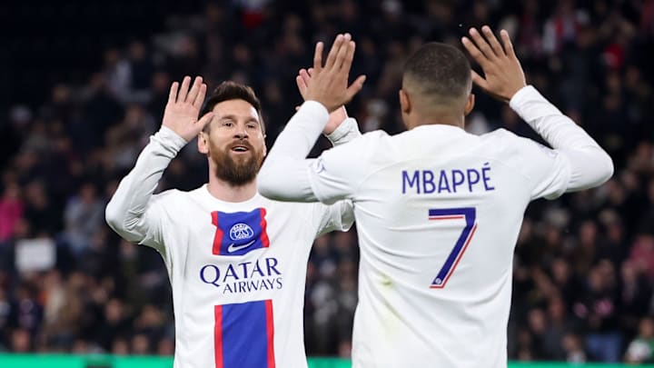 Kylian Mbappé et Lionel Messi, PSG