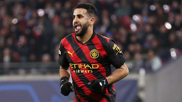 Riyad Mahrez a pu ouvrir le score lors de ce huitième de finale aller de la Ligue des champions