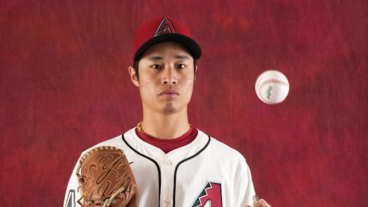 Yu-Min Lin during photo day at Salt River Fields at Talking Stick on Feb. 21, 2024. Yu-Min Lin during photo day at Salt River Fields at Talking Stick on Feb. 21, 2024.